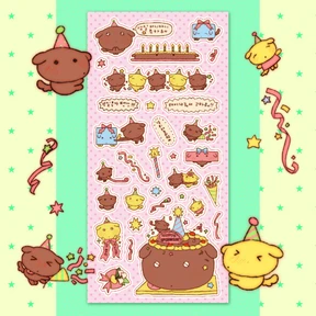 생일 강아지 스티커🥳