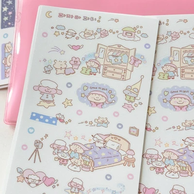 파자마 파티 글리터 스티커