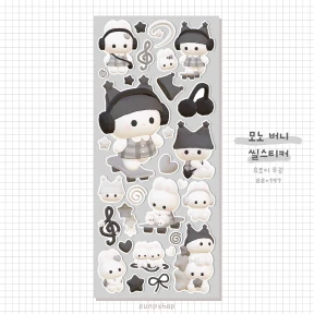 모노 버니 씰스티커