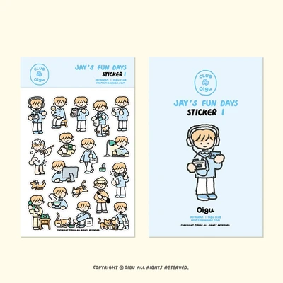 Jay's Fun days sticker 1 