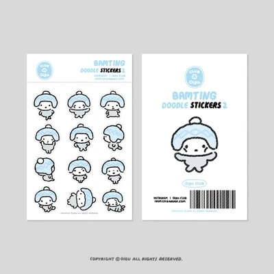Bamting doodle stickers 2