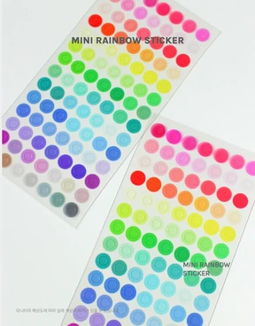 Mini rainbow sticker