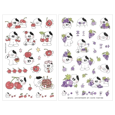 체리 / 포도스티커