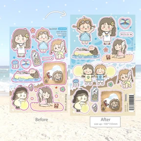 바다에서🐚🐬🪼 (유포지무광/투명_화이트레이어)