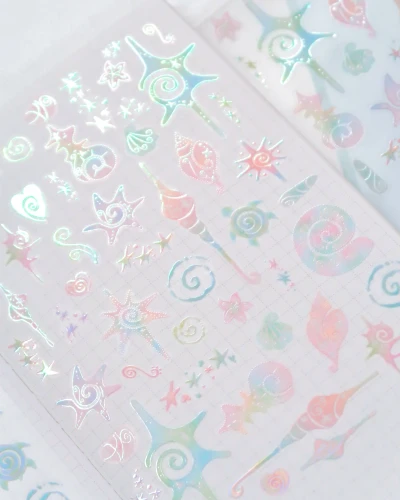 산호빛 스티커 Coral Glow
