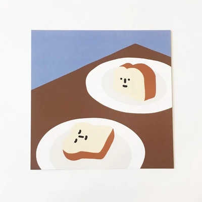 아식빵 엽서