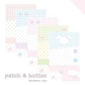 신상 Patch & button 모조지 SET