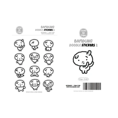 Bamdung doodle stickers 2