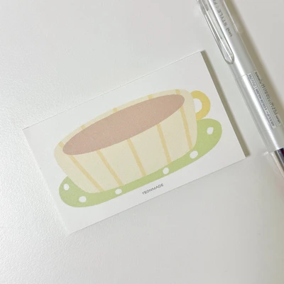 코지컵 떡메모지