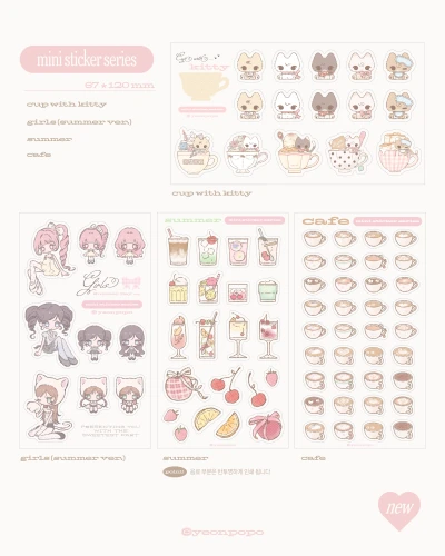 mini sticker series
