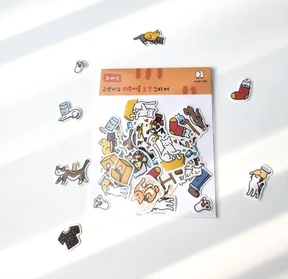 고양이님 리무버블 조각 스티커