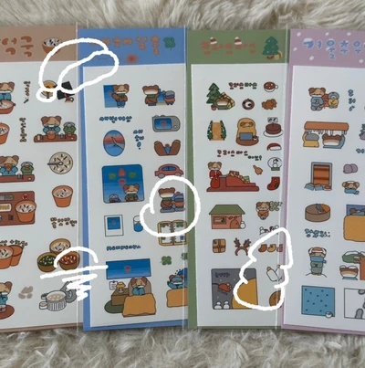단종 겨울 시즌 씰스티커