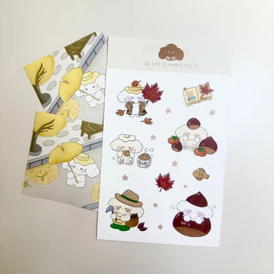 (Sale)설기의 가을일기 스티커