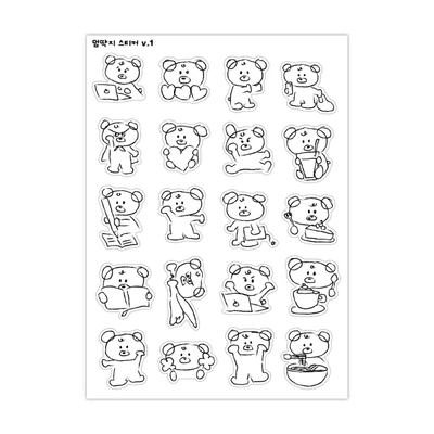 멈딱지 스티커 ver.1 (5%)