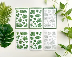 ★행운 가득 클로버 스티커 3종🍀
