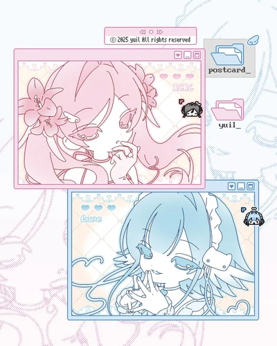 postcard series