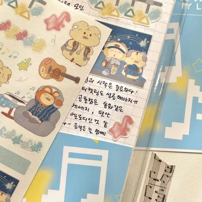 씰스티커_음악은 늘 함께야