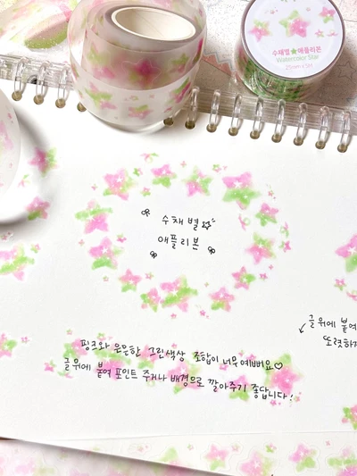 할인‼️수채별 애플리본