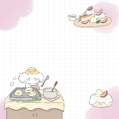 (Sale)무화과 수플레 떡메모지