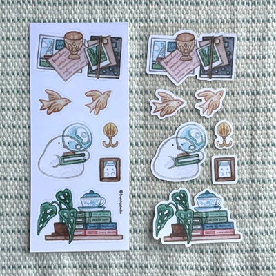 Forest Library 빅씰스티커