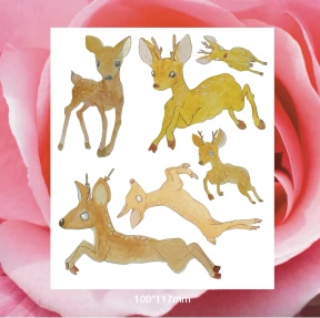 Running deer 스티커