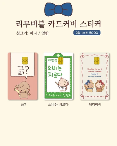 [2월 신상] 카드커버 스티커