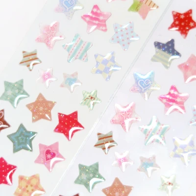 (데코네버다이)Star delights epoxy sticker