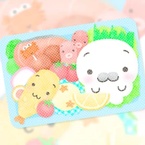 바다향 도시락 빅 조각 스티커(2차 입고)
