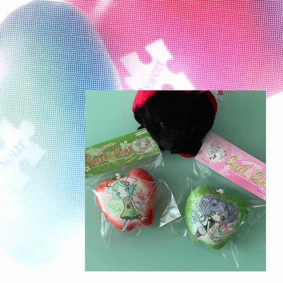 apple cushion keyring (2types)