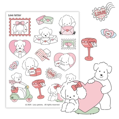 Love letter 씰스티커