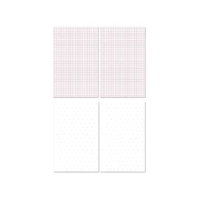 오블러뮤 핑크 베이직 내지 양면 20매 세트