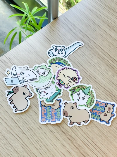 조각스티커 10종 set