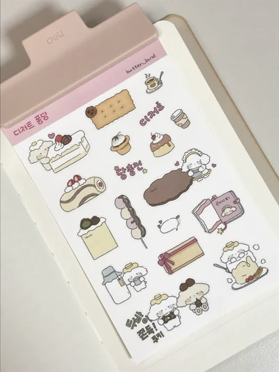 디저트퐁당 스티커