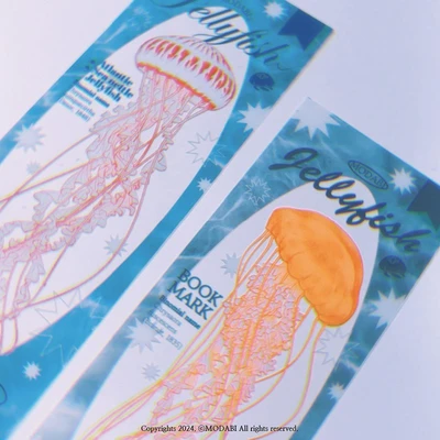 (Bookmark) Long and long jellyfish bookmark