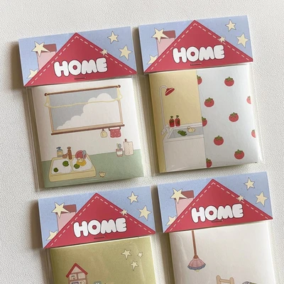 Home 사각 모조지팩