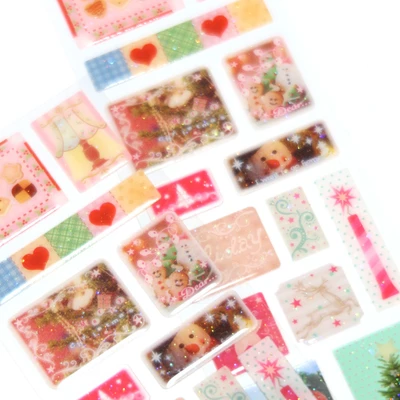(데코네버다이)Warm holiday piece epoxy sticker