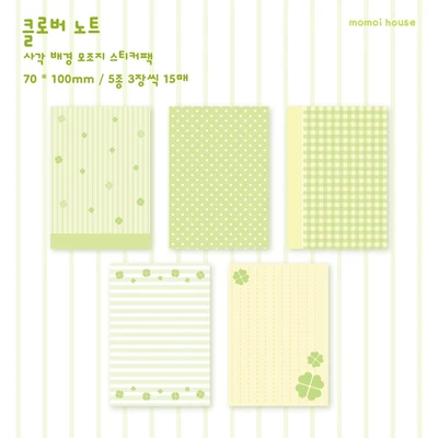 [ SALE ] 사각 배경 모조지 스티커팩