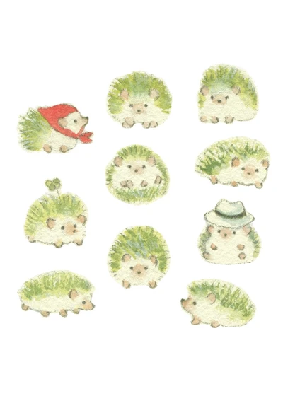 잔디도치 스티커