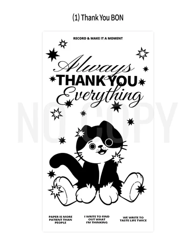 Thank You BON 2508+1 _ 엽서(모조지)