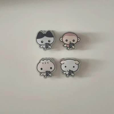 기다리는 연락 양면 집게 (4종)