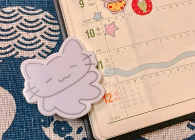 B급)지친냥이 아크릴 양면집게