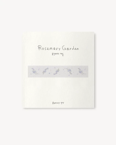 🌿 로즈마리 정원 마스킹 테이프 Rosemary Garden Masking tape