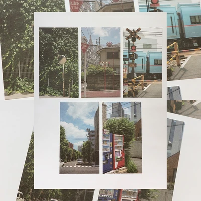 여행 사진 모조지팩