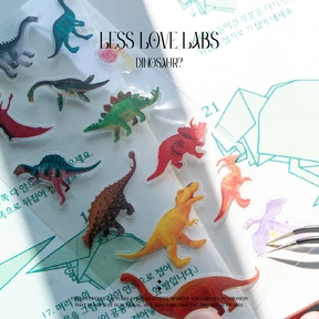LESS LOVE LABS - DINOSAUR? (씰스티커)