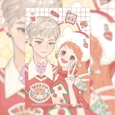 엽서_산타클로스와 크람푸스