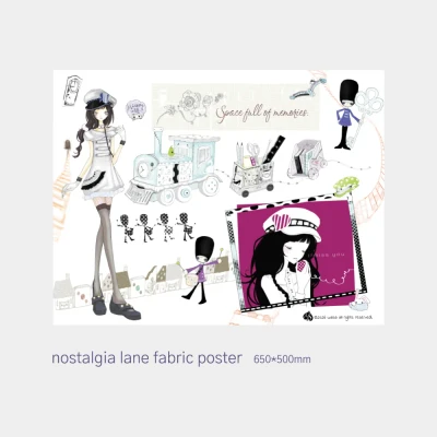 Nostalgia lane 패브릭 포스터