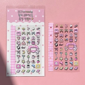 A7 속지 스티커2 투명 먼쓸리