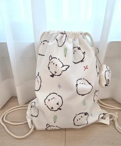캔버스 스트링백팩