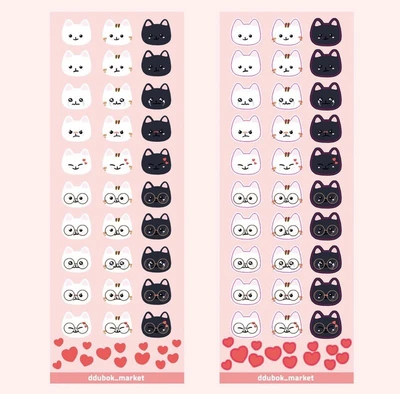 ✨뚜복냥, 나몽이 미니미 스티커✨