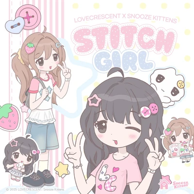 러브크레센트X스누즈키튼즈 스티치걸